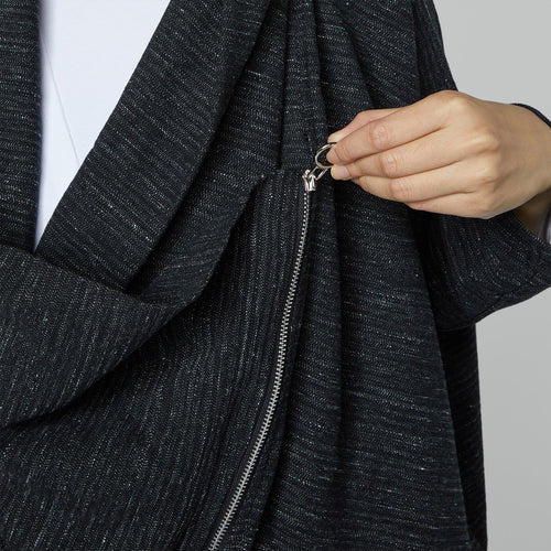 MÉLANGE JACKET WITH SIDE ZIP