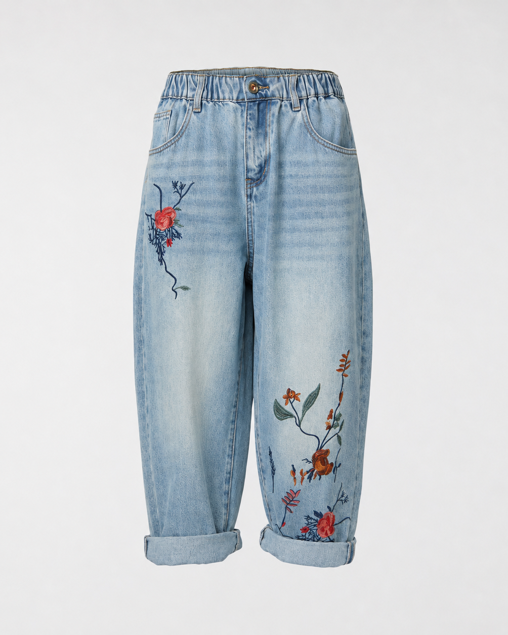 JEANS CON RICAMO AUTUNNALE
