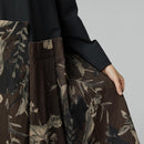 ABITO CON GONNA IN VELLUTO DI COTONE