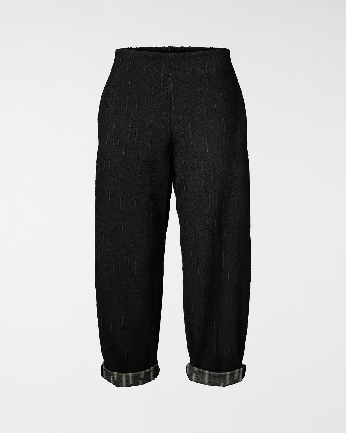 PANTALONES EN TELA DE ECLOSIÓN ESTAMPADA