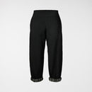 PANTS WITH EMBOSSED HATCHING