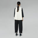 PANTS WITH EMBOSSED HATCHING