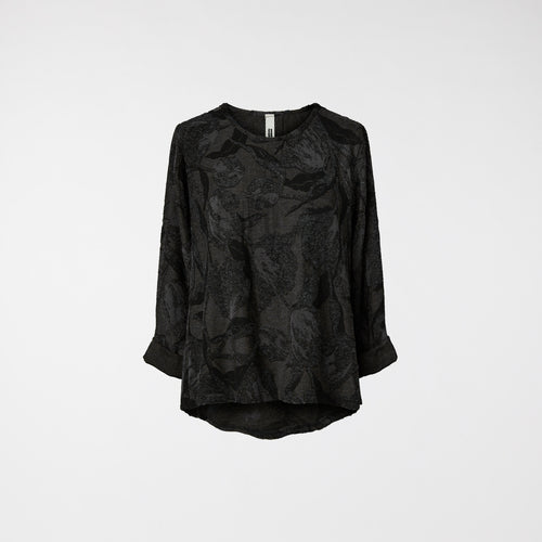 JACQUARD FABRIC T-SHIRT