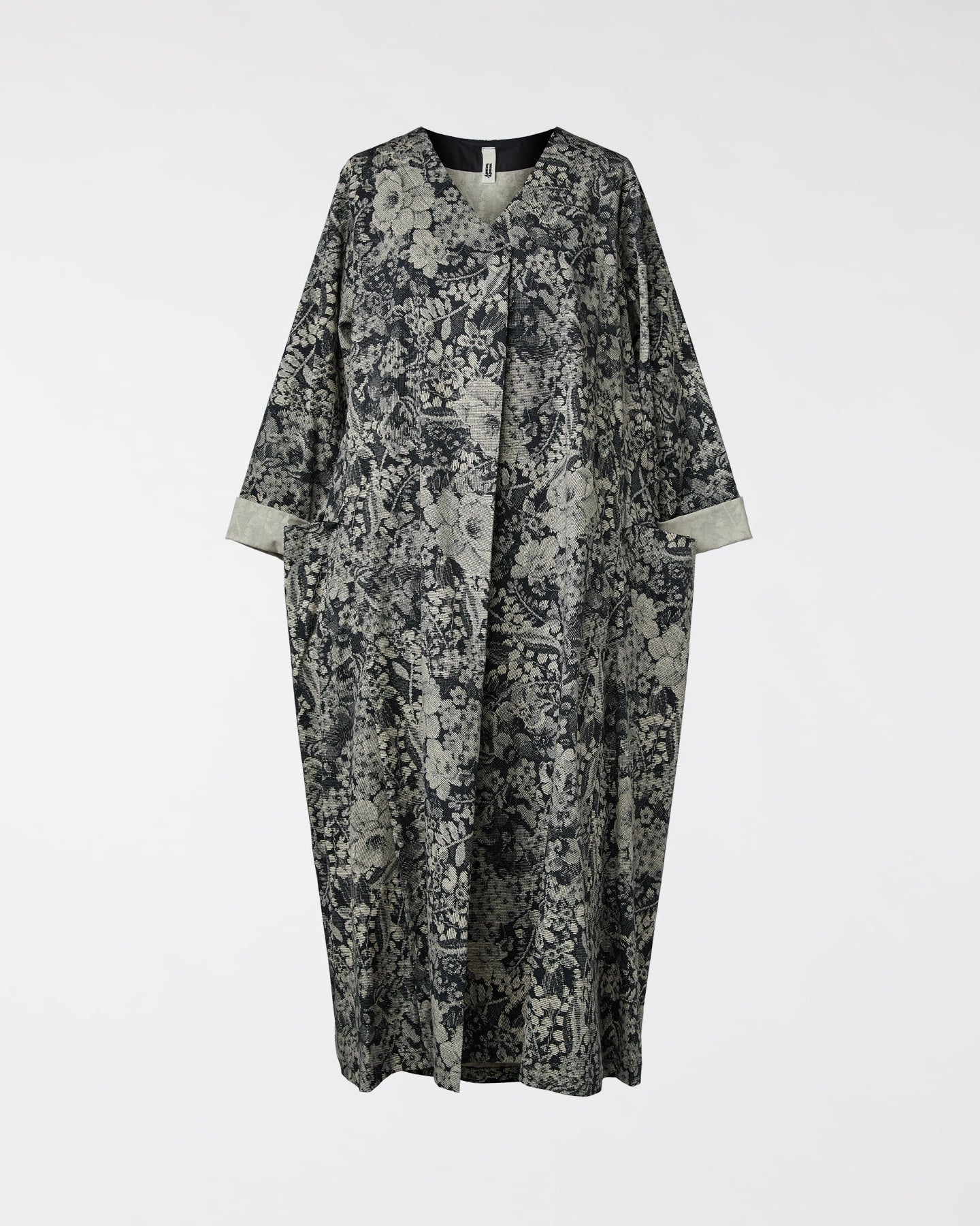 PRINTED TAPESTRY PATTERN DRESS