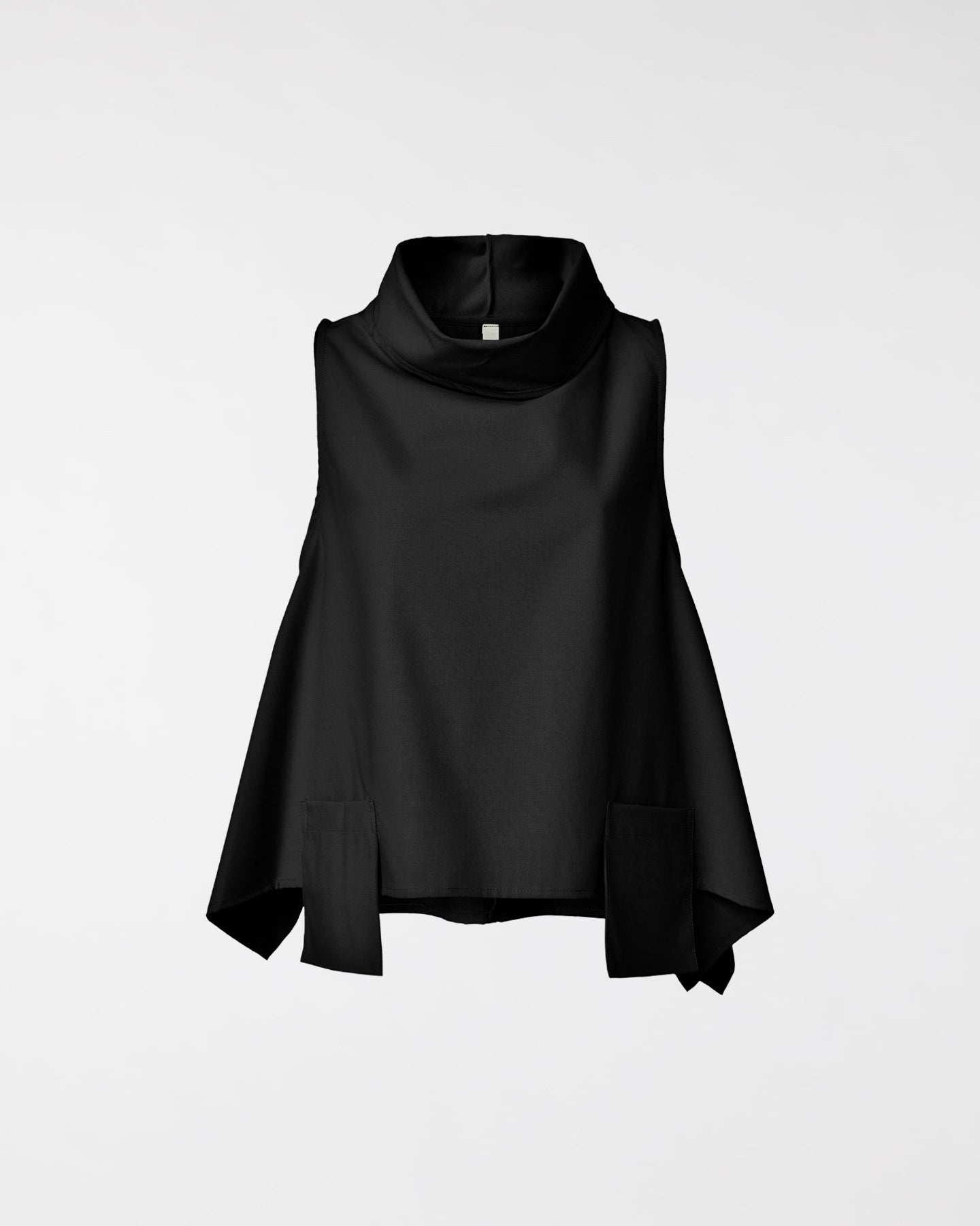 VEST WITH FRONTAL POCKETS BLACK