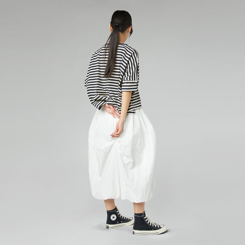 T-SHIRT IN FELPA A RIGHE