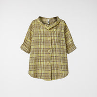 COTTON TARTAN SHIRT YELLOW