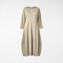 MILAN STITCH DRESS BEIGE