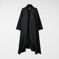 KARDIGAN Z MATERIAŁU Z EFEKTEM TAFETY W KOLORZE BIAŁYM