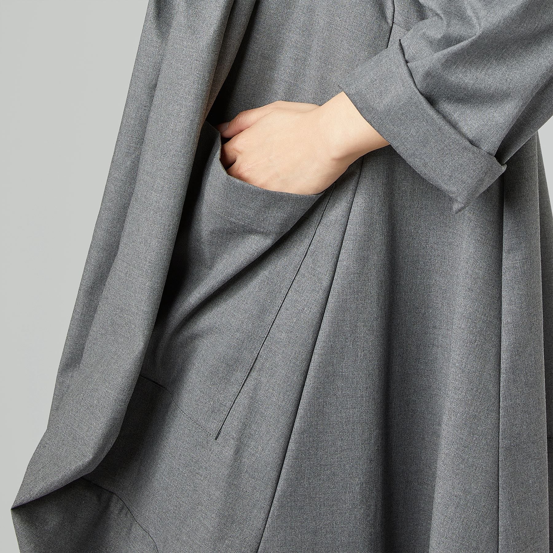 CARDIGAN IN TESSUTO EFFETTO TAFFETÀ BIANCO