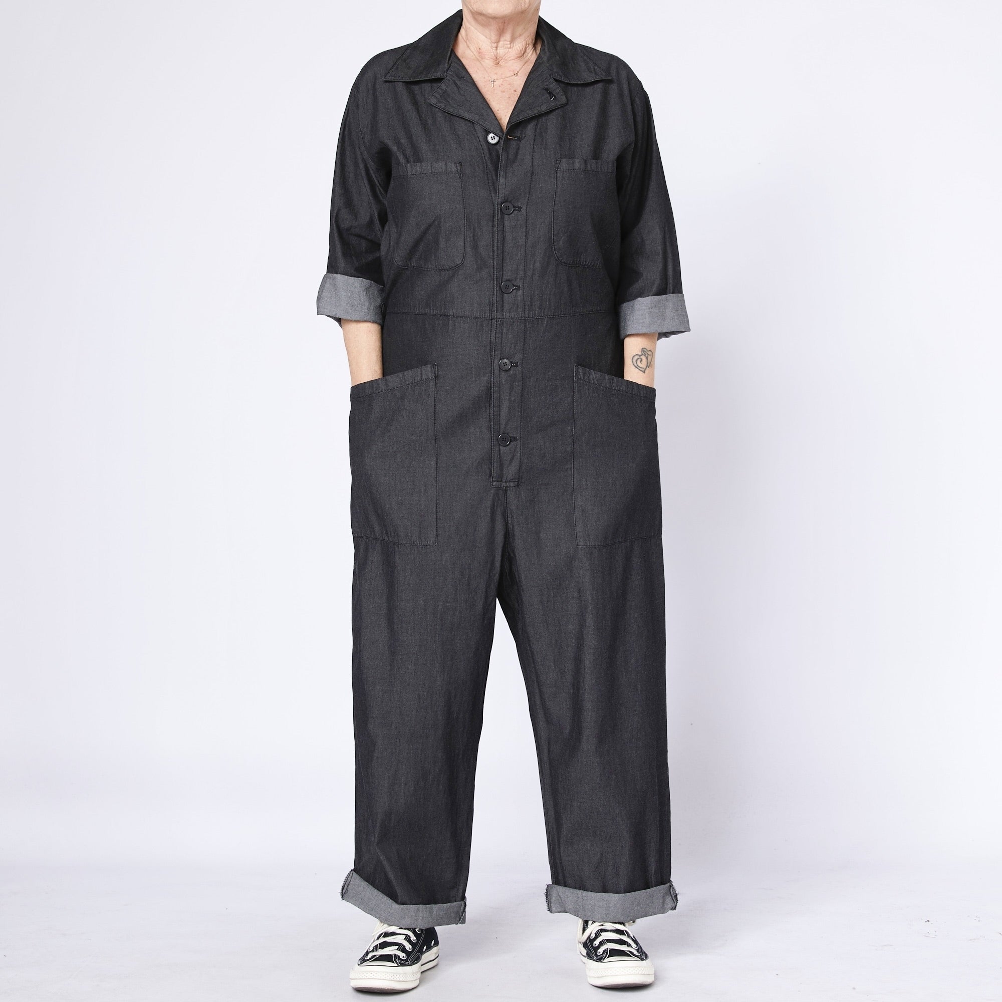 SUIT IN COTTON JEANS