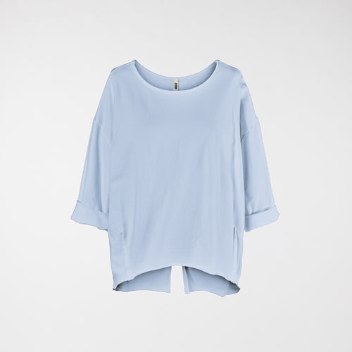 SWEATSHIRT WITH BACK SPLIT