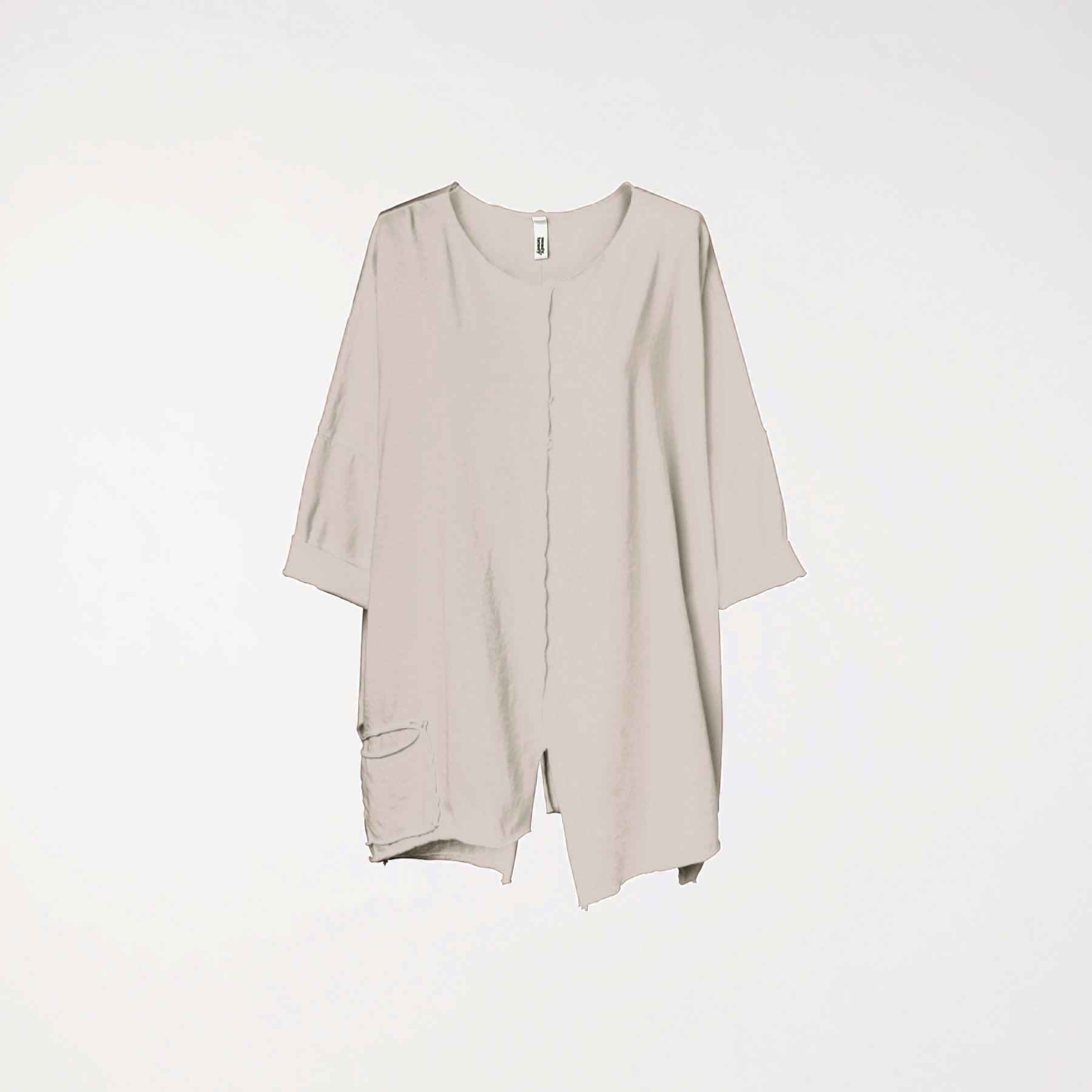 KOSZULKA Z MAŁĄ KIESZENIĄ BORDEAUX