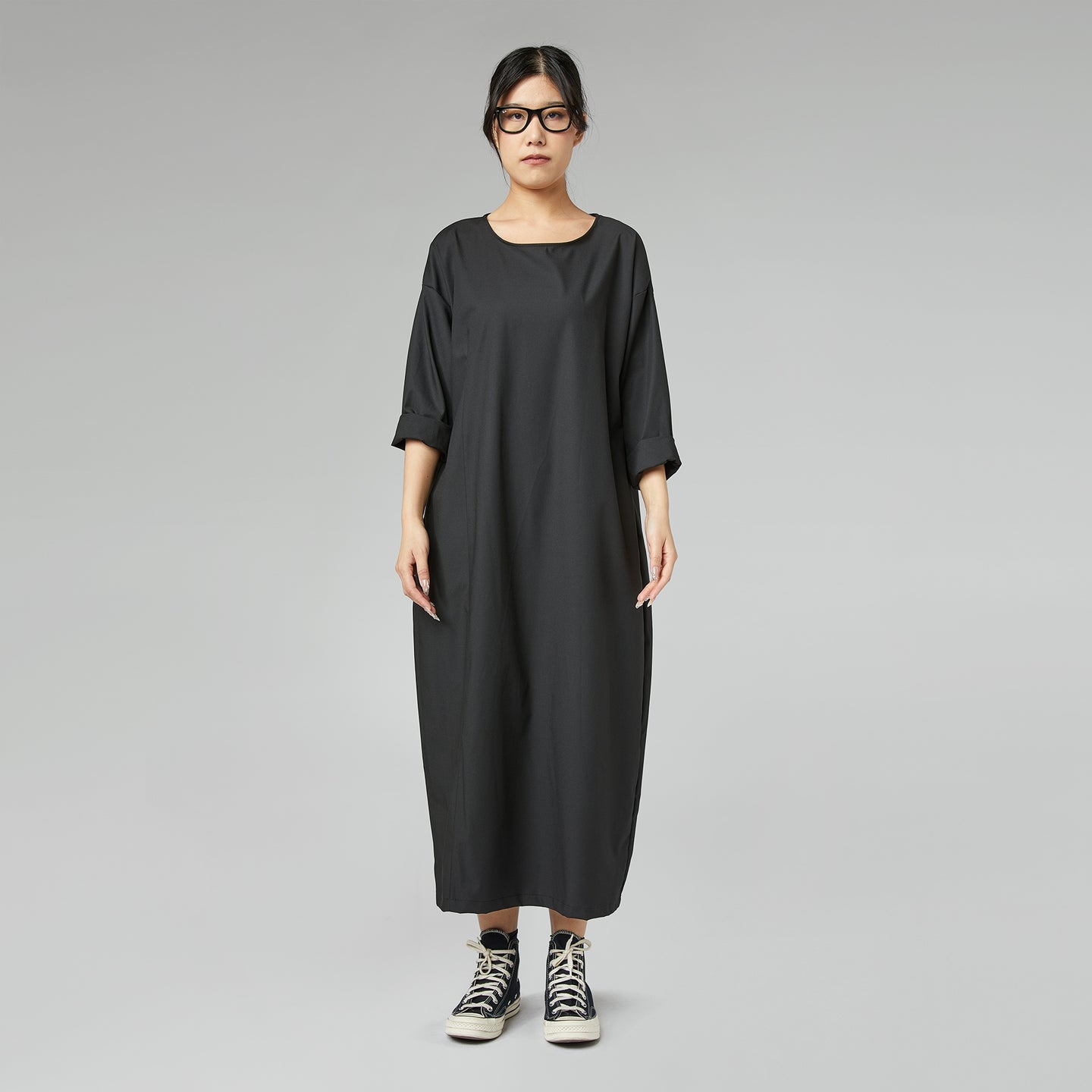 ABITO DRITTO IN TWILL