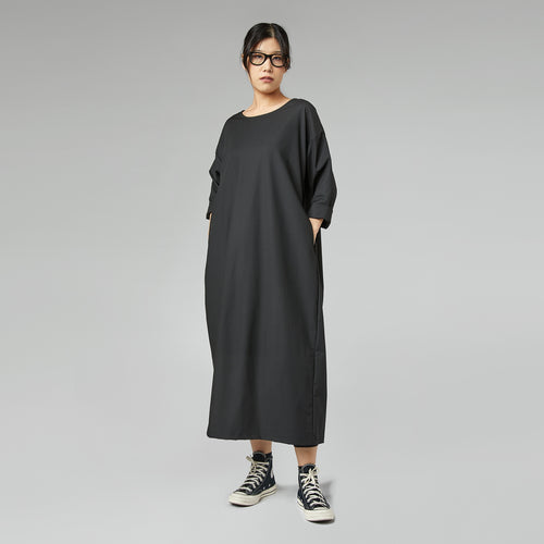 STRAIGHT TWILL DRESS