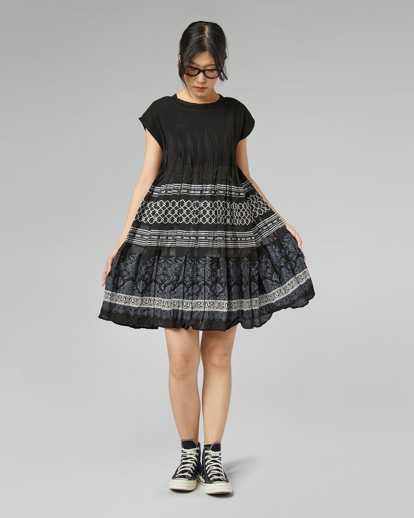 ETHNIC FANTASY MINI DRESS