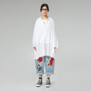 CAMICIA SEMI-TRASPARENTE NERA