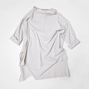 T-SHIRT CON COLLETTO BEIGE