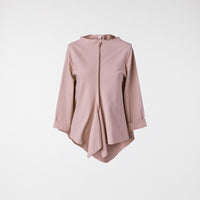 ASYMMETRIC SWEATSHIRT PINK