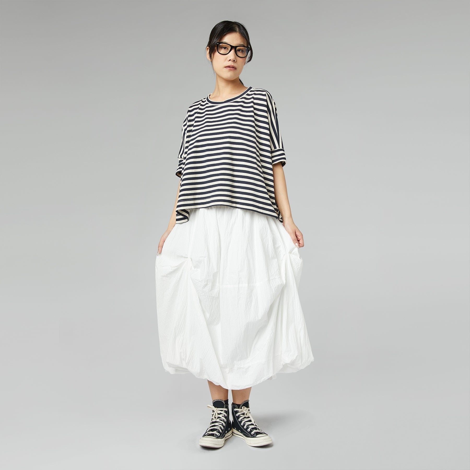 BALLOON SKIRT WHITE – Wendy Trendy s.r.l.