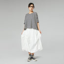 BALLOON SKIRT WHITE