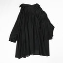 CAMICIA SEMI-TRASPARENTE NERA