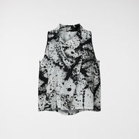 VEST WITH INK EFFECT