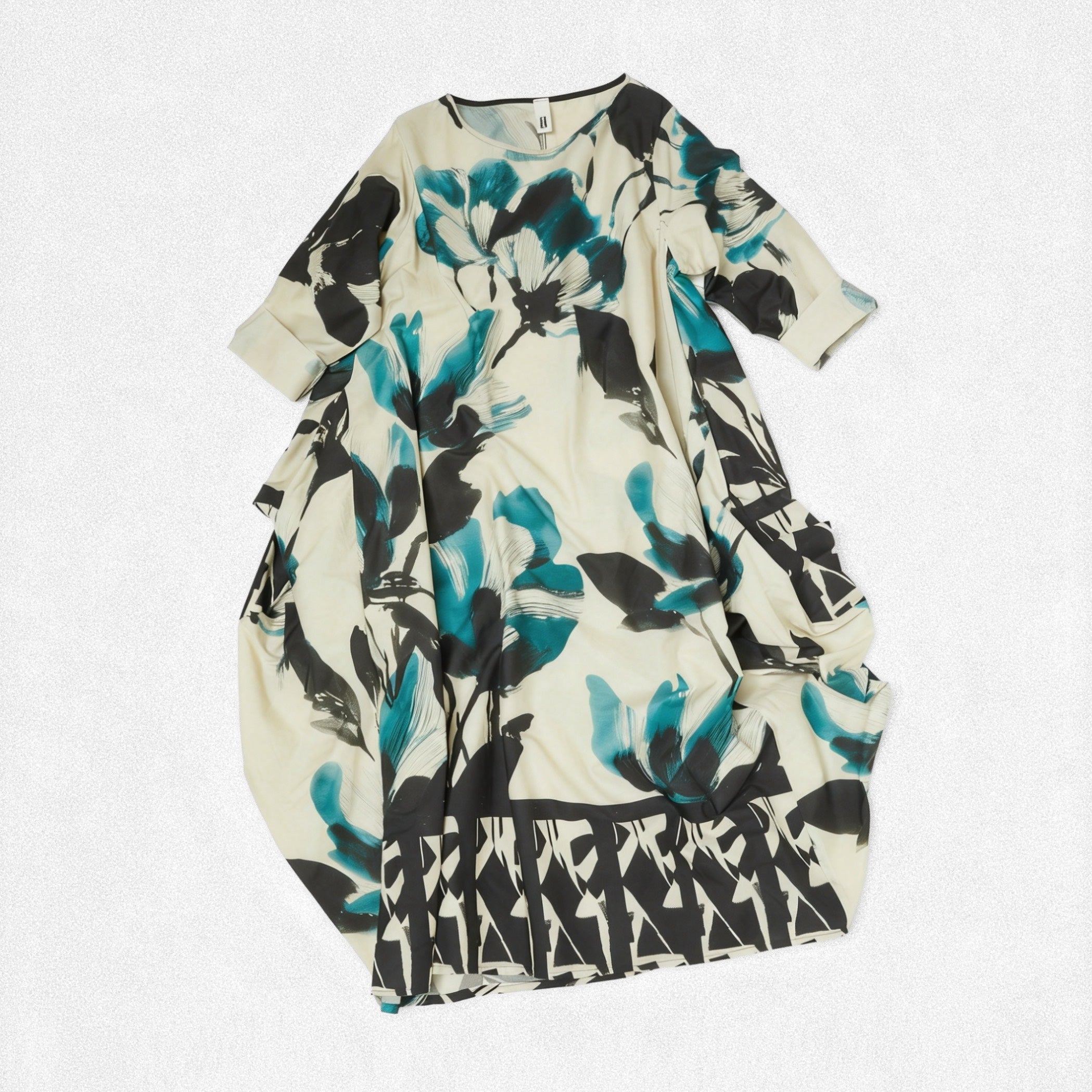 FLOWER DRESS SKY BLUE