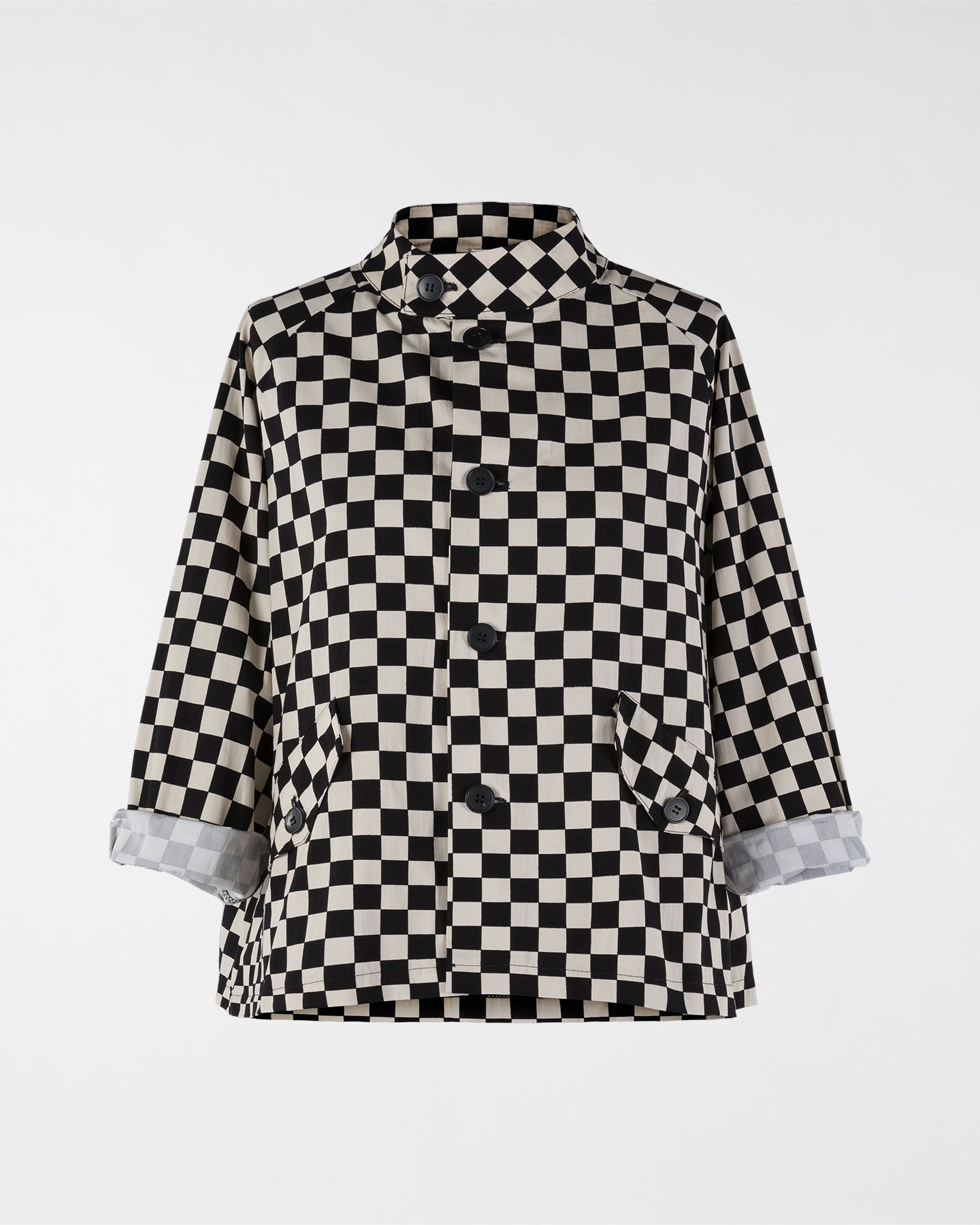 CHECKERED KOREAN JACKET