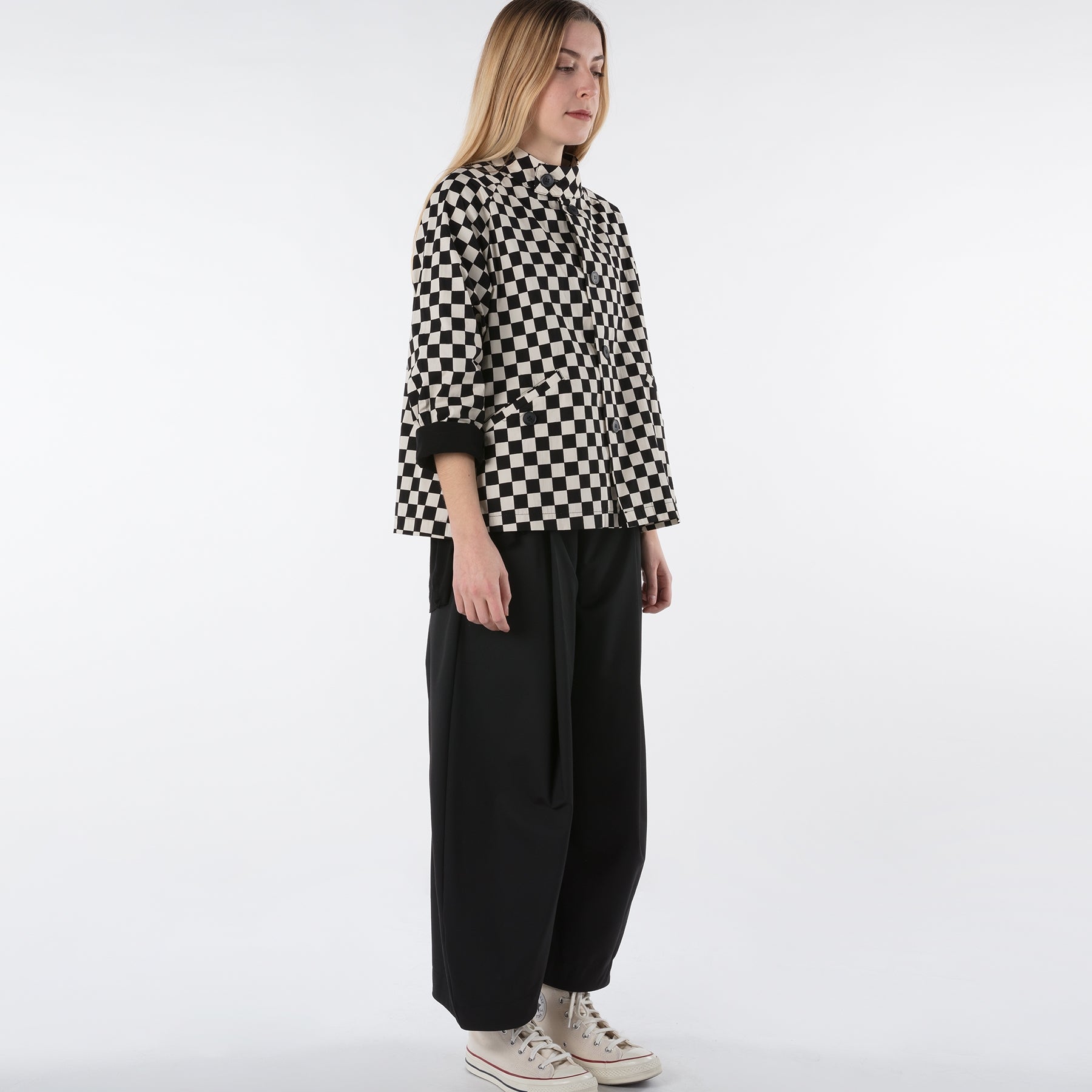 CHECKERED KOREAN JACKET