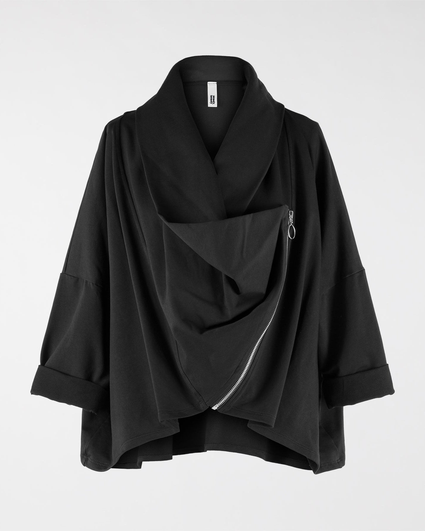 FLEECE CARDIGAN WITH SIDE ZIP