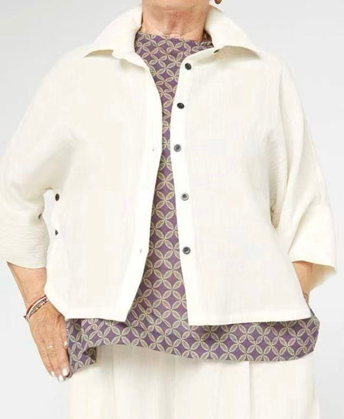 CHEMISE EN TISSU RAMIE' ET COTON