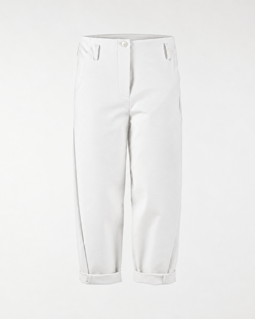 PANTS IN PUNTO MILANO FABRIC WITH BELT LOOP