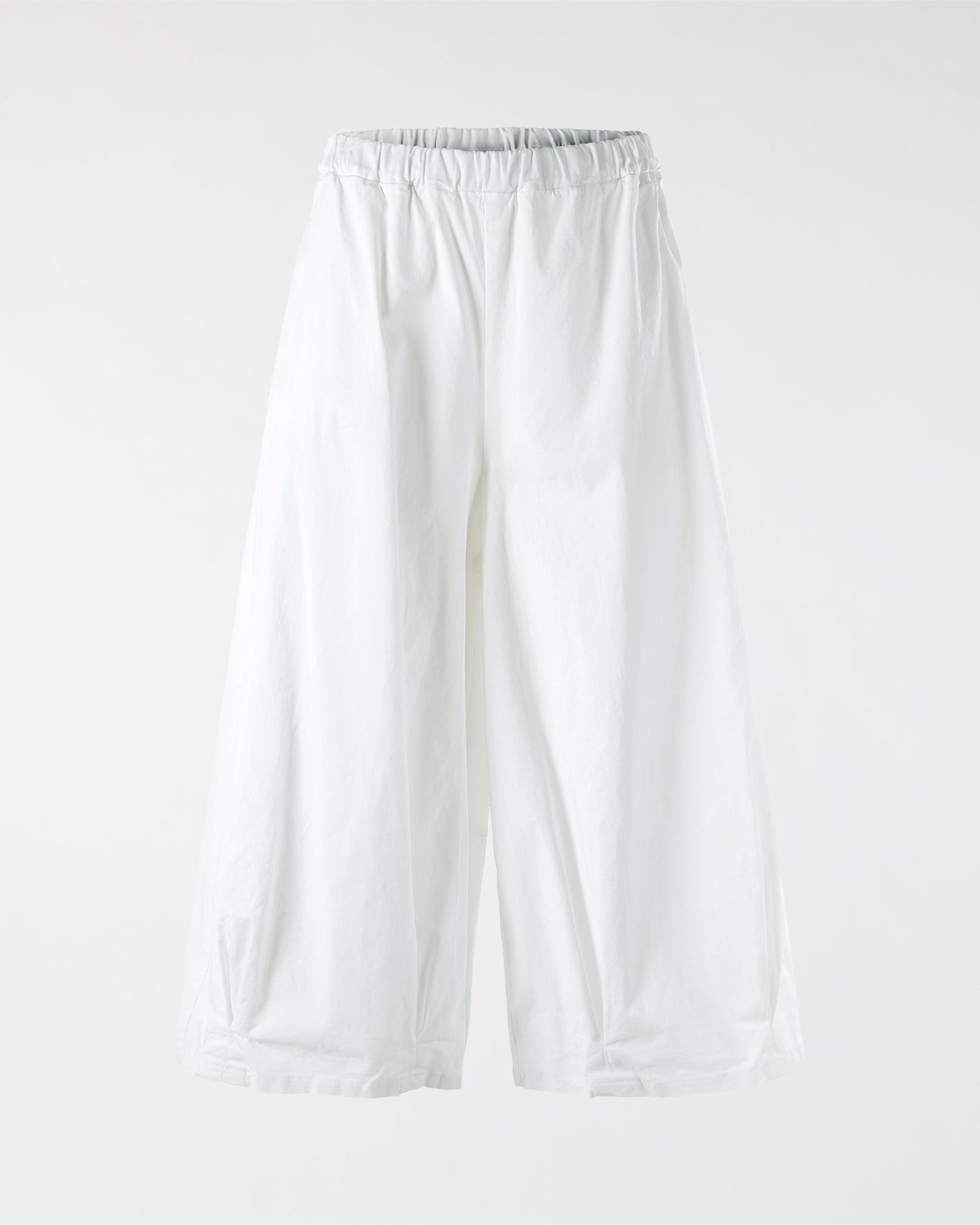 COTTON WIDE LEG TROUSERS
