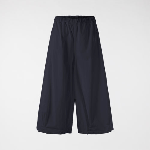 COTTON WIDE LEG TROUSERS