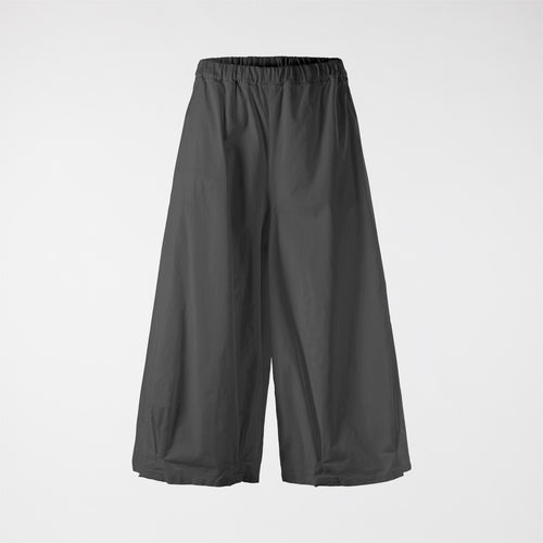 COTTON WIDE LEG TROUSERS