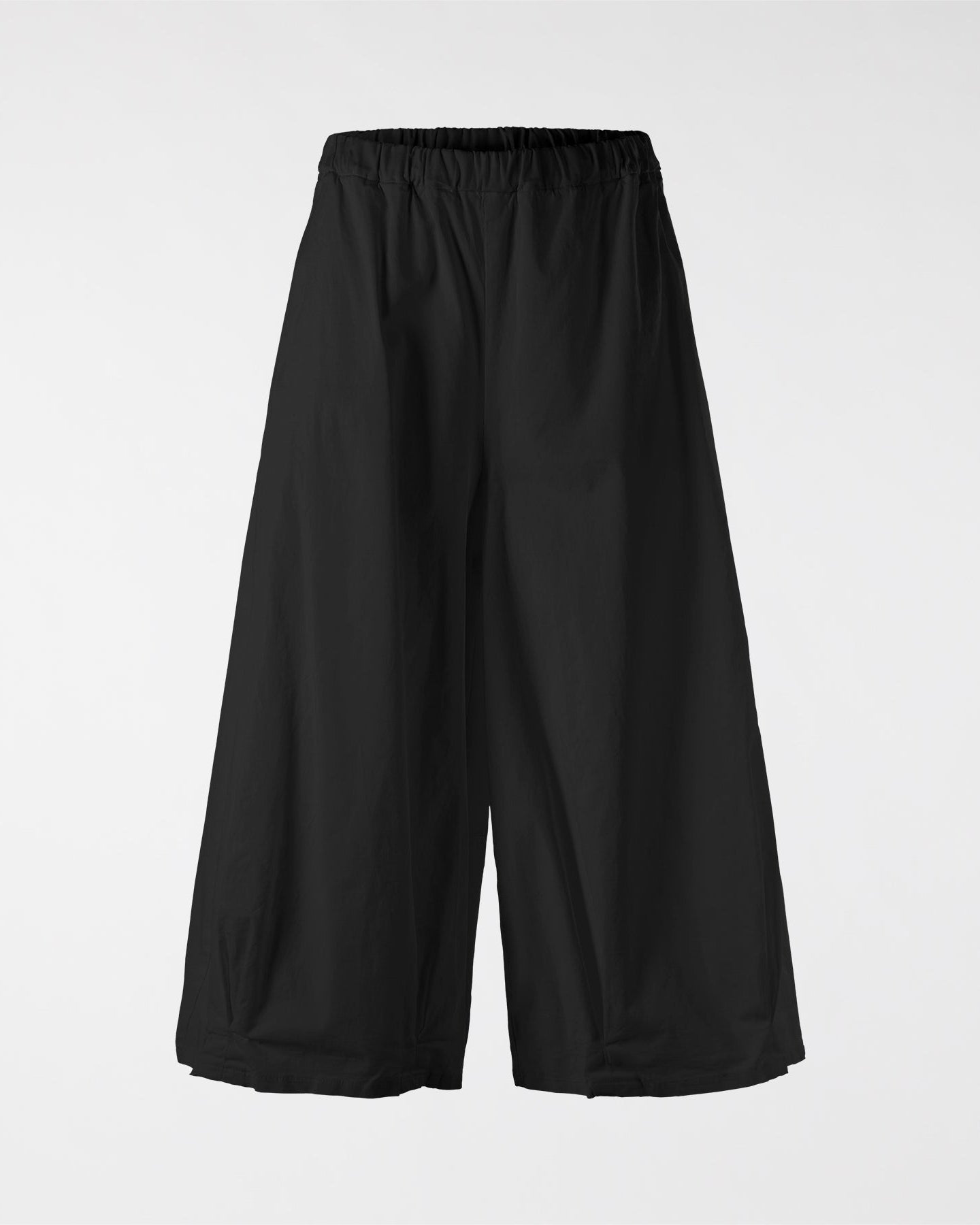 PANTALON EN COTON À JAMBES LARGES