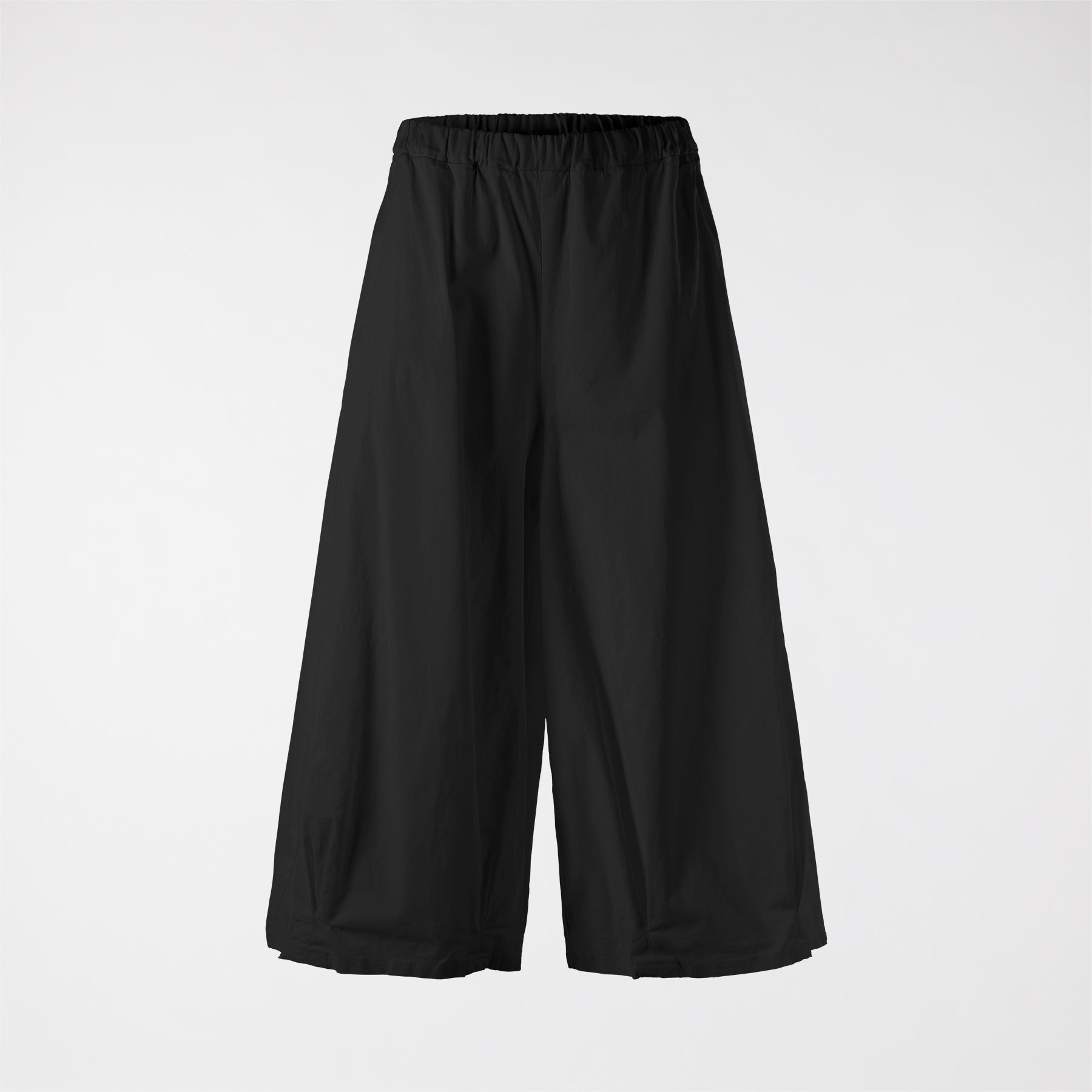 COTTON WIDE LEG TROUSERS