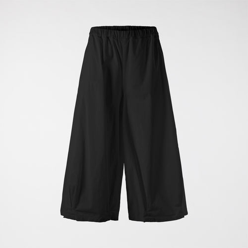 COTTON WIDE LEG TROUSERS