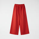 COTTON WIDE LEG TROUSERS