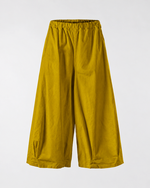 COTTON WIDE LEG TROUSERS