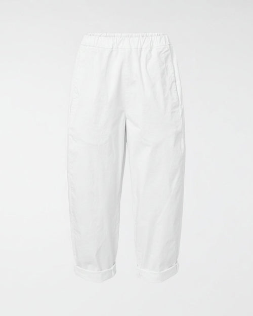 REGULAR FIT TROUSERS IN COTTON FABRIC