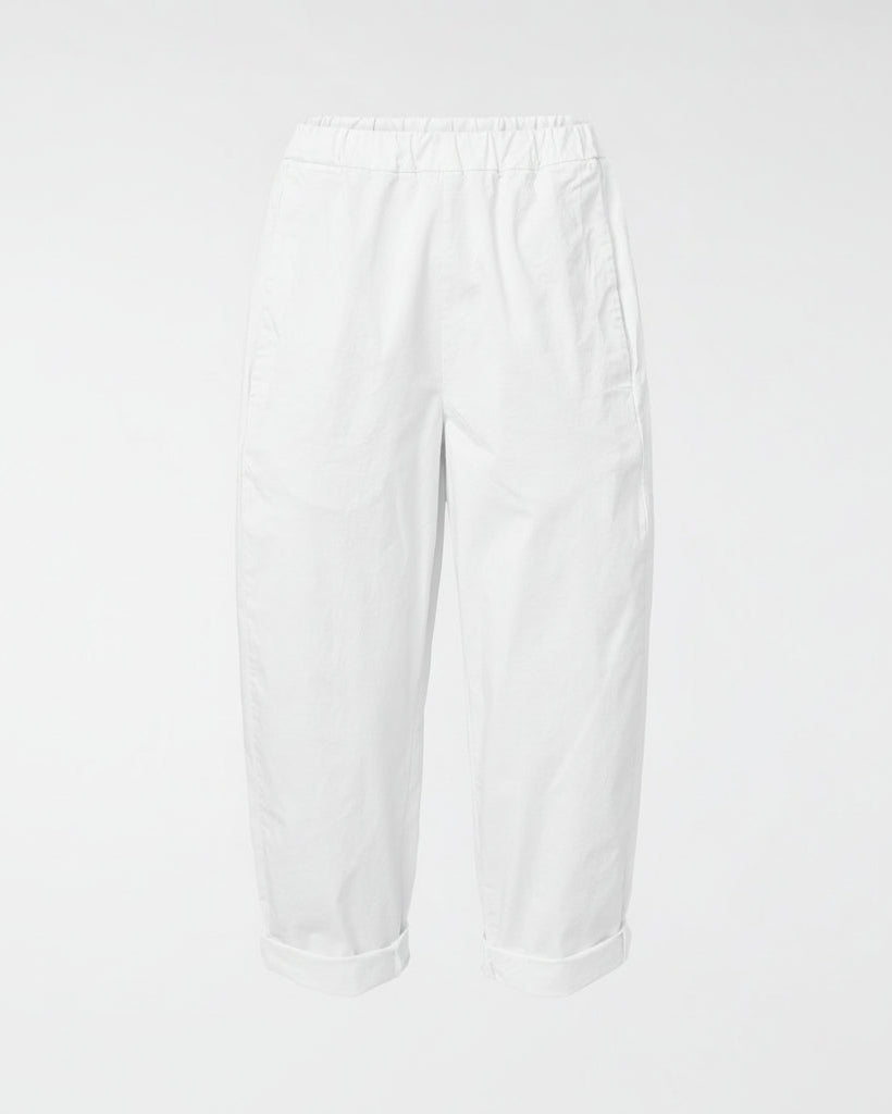REGULAR FIT TROUSERS IN COTTON FABRIC