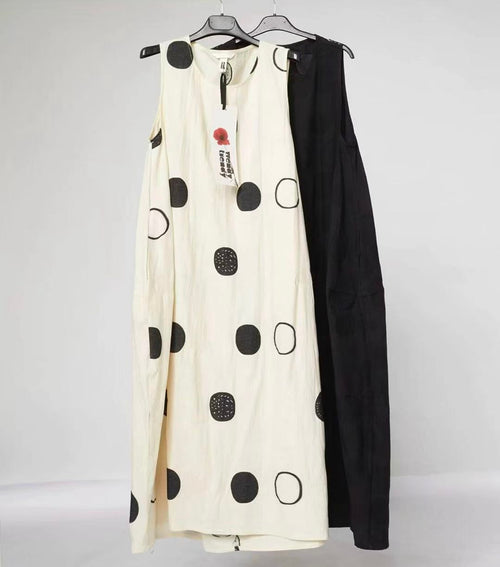 POLKA DOT EGG-SHAPED DRESS