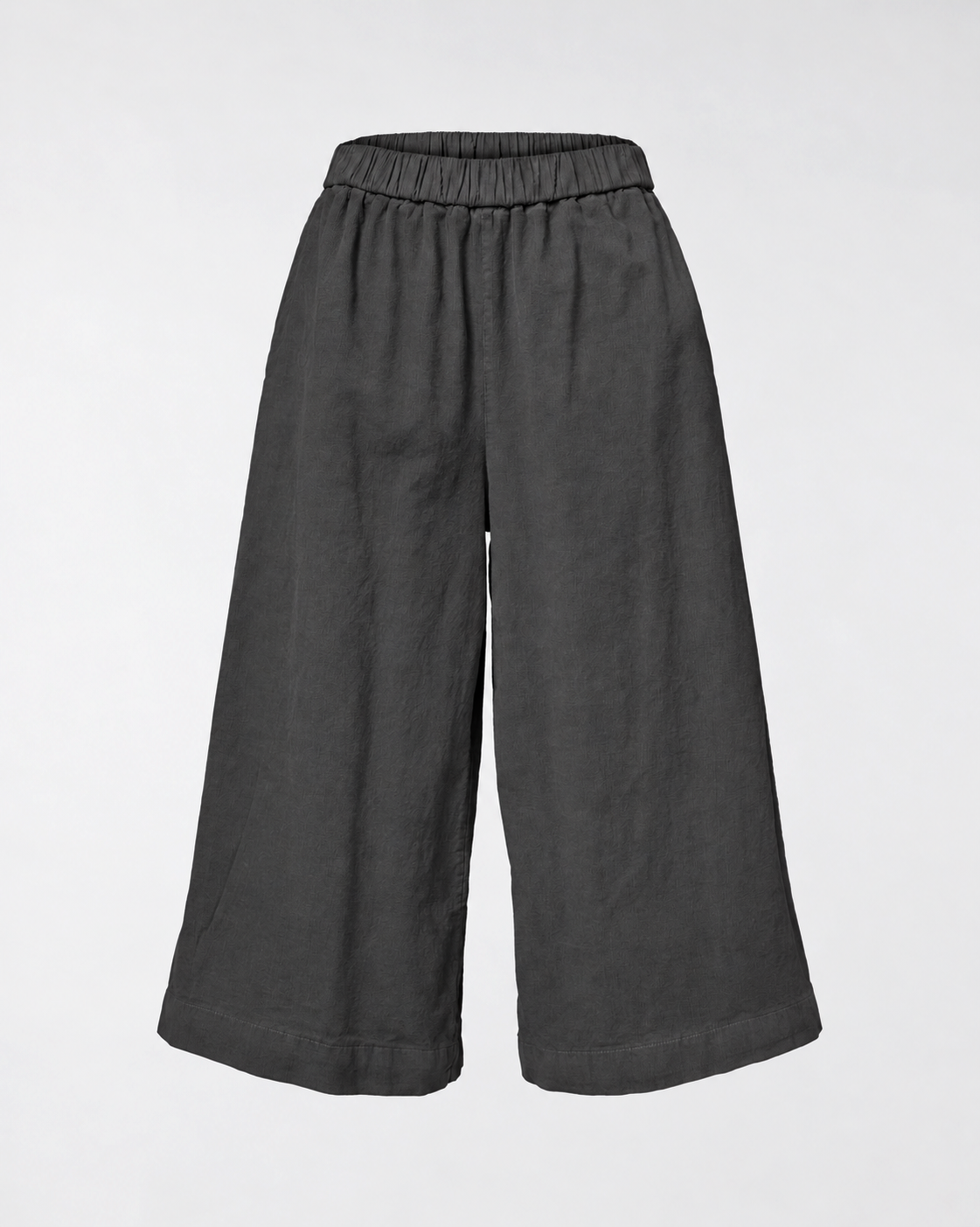 WIDE LEG VELVET TROUSERS