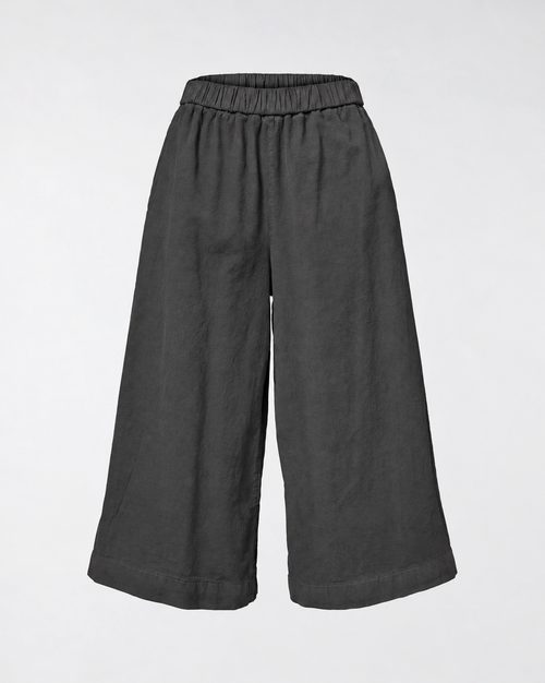 WIDE LEG VELVET TROUSERS