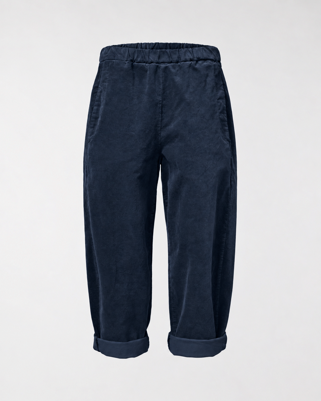 GERADE HOSE AUS SAMTSTOFF