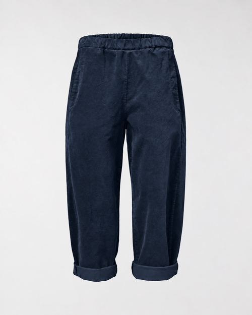 GERADE HOSE AUS SAMTSTOFF