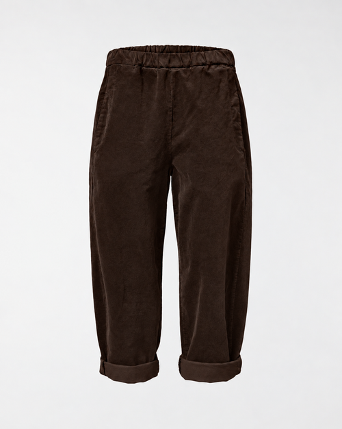 GERADE HOSE AUS SAMTSTOFF