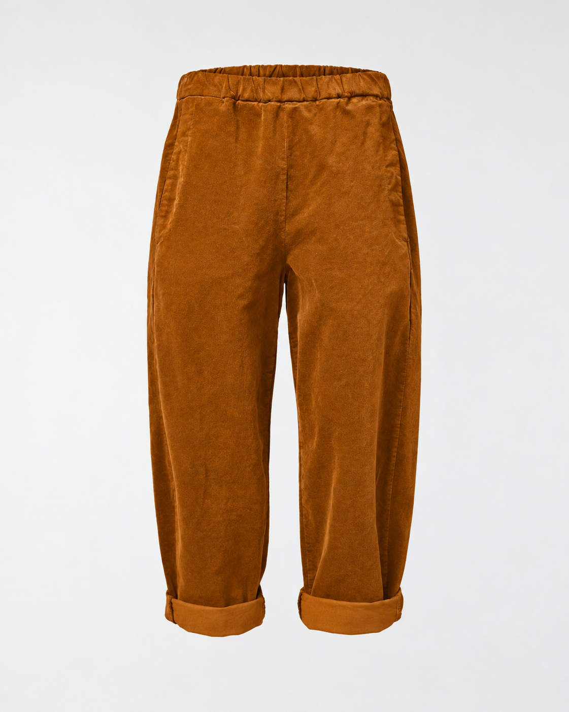 GERADE HOSE AUS SAMTSTOFF